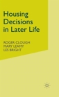 Housing Decisions in Later Life - Book