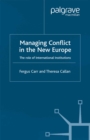 Managing Conflict in the New Europe : The Role of International Institutions - eBook