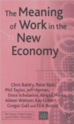 The Meaning of Work in the New Economy - Book