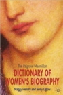 The Palgrave Macmillan Dictionary of Women's Biography - Book