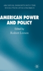 American Power and Policy - Book