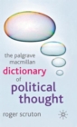 The Palgrave Macmillan Dictionary of Political Thought - Book