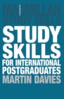 Study Skills for International Postgraduates - Book