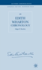 An Edith Wharton Chronology - Book