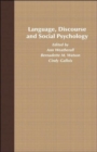 Language, Discourse and Social Psychology - Book