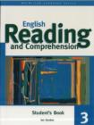English Reading and Comprehension Level 3 Student Book - Book