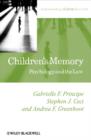 Children's Memory : Psychology and the Law - Book