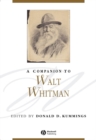 A Companion to Walt Whitman - Book