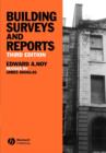 Building Surveys and Reports - Book