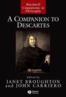 A Companion to Descartes - Book