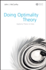 Doing Optimality Theory : Applying Theory to Data - Book