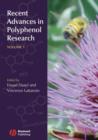 Recent Advances in Polyphenol Research, Volume 1 - Book