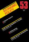 Economic Policy : A European Forum 53 - Book