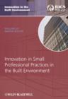 Innovation in Small Professional Practices in the Built Environment - Book