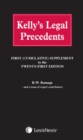 Kelly's Legal Precedents : First Supplement to 21st edition - Book