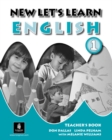New Let's Learn English Teacher's Book 1 - Book