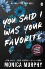 You Said I Was Your Favorite - eBook