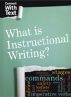 What is Instructional Writing? - Book