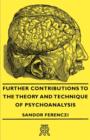 Further Contributions To The Theory And Technique Of Psychoanalysis - Book