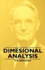 Dimesional Analysis - Book