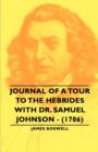 Journal of a Tour to the Hebrides with Dr. Samuel Johnson - (1786) - Book