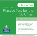 iTests - TOEIC STUDENT ACCESS CODE - Book