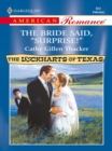 The Bride Said, 'Surprise!' - eBook
