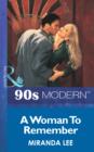 A Woman To Remember - eBook