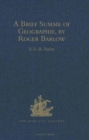 A Brief Summe of Geographie, by Roger Barlow - Book