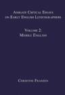 Ashgate Critical Essays on Early English Lexicographers : Volume 2: Middle English - Book