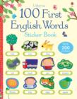 100 First English Words Sticker Book - Book
