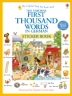 First Thousand Words in German Sticker Book - Book