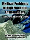 Medical Problems in High Mountain Environments : A Handbook for Medical Officers - Book