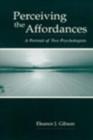Perceiving the Affordances : A Portrait of Two Psychologists - eBook