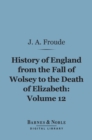 History of England From the Fall of Wolsey to the Death of Elizabeth, Volume 12 (Barnes & Noble Digital Library) - eBook