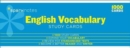 English Vocabulary SparkNotes Study Cards - Book