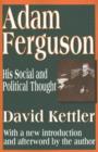 Adam Ferguson : His Social and Political Thought - Book