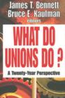 What Do Unions Do? : A Twenty-year Perspective - Book