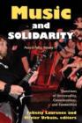 Music and Solidarity : Questions of Universality, Consciousness, and Connection - Book