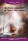 Program Evaluation in Gifted Education - Book