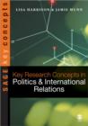 Key Research Concepts in Politics and International Relations - Book