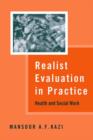 Realist Evaluation in Practice : Health and Social Work - eBook
