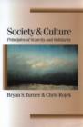 Society and Culture : Scarcity and Solidarity - eBook