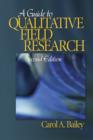 A Guide to Qualitative Field Research - Book