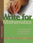 Write for Mathematics - Book