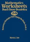 Mathematics Worksheets Don't Grow Dendrites : 20 Numeracy Strategies That Engage the Brain, PreK-8 - Book