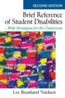 Brief Reference of Student Disabilities : ...With Strategies for the Classroom - Book
