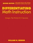 Differentiating Math Instruction : Strategies That Work for K-8 Classrooms - Book