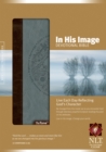 NLT In His Image Devotional Bible Tutone Brown/Dusty Blue - Book
