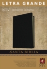 Santa Biblia NTV, Edicion de referencia ultrafina, letra grande (Letra Roja, Piel fabricada, Negro) - Book